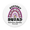 Rainbow Support Squad Autoimmune Hepatitis Awareness PopSockets Swappable PopGrip