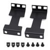Evecad 1U Server Rack Depth Extender, 3.94”(100mm) Extending Depth, Network Rack Extender, Recessed Rack Adapter Kit for 1U Rack, Black