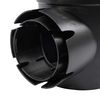 NDS Round Catch Drain 201 Spee-D Basin Double Locking Outlets, 3 4-Inch, 6 in, Black
