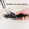 MAX-T Men's Electric Shaver - Corded and Cordless Rechargeable 3D Rotary Shaver Razor for Men with Pop-up Sideburn Trimmer Wet and Dry Painless 100-240V Black