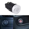 Akozon Engine Start Stop Button, Round Car Engine Start Stop Push Button Car Engine Start Stop Switch For OEM 5N0959839 Engine Start Push Button