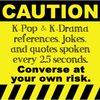 CafePress Caution K Spoken Here Sticker Square Bumper Sticker Car Decal