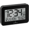 Marathon Crystal Framed Atomic Wall Clock - Black - Model CLO30060BK