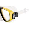 Cressi Focus Scuba Diving Optical Lenses Available Mask - Yellow