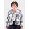 Paper Cut Pattern Short Jacket Women