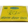 IVES Storm Door Lock #980 B3 Brass Finish