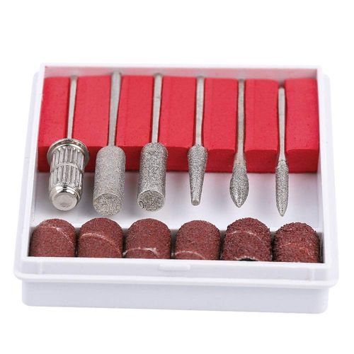 SIGNI 6Pc Nail Drill bits Set,Professional Nail bit Nail Art Tools for Acrylic Art (Standard, 1)