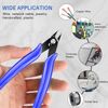 5 Pack 170 Flush Wire Cutter Blue Diagonal Cutting Pliers Side Cutter Nippers US