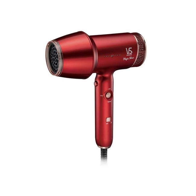 Vidal Sasoon VSD-1260/RJ Hair Dryer, Far Infrared Dryer, Magic Shine, Red