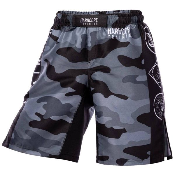 Hardcore Training Night Camo 2.0 Kids Boxing Shorts BJJ Fitness Running Workout Exercise Sport Clothing