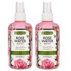 2 PACK DLC Rose Water Body Mist, 8 fl oz Each