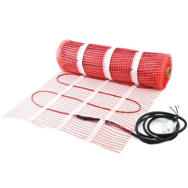 80sqft Electric Radiant Floor Heating Mat, 120V