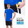 JAKO Kinder Shorts Power, Schwarz/Weiß, 164