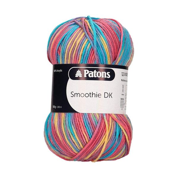 Patons Knitting Yarn, Acrylic, Multi Mix, One Size