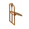 Nostalgia stable windows 34x47cm window hinged window frame cast iron rusty antique style