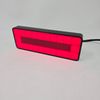 Red Reflector Hitch Cover LED Brake Sequential Signal Reverse Light 2" Receiver