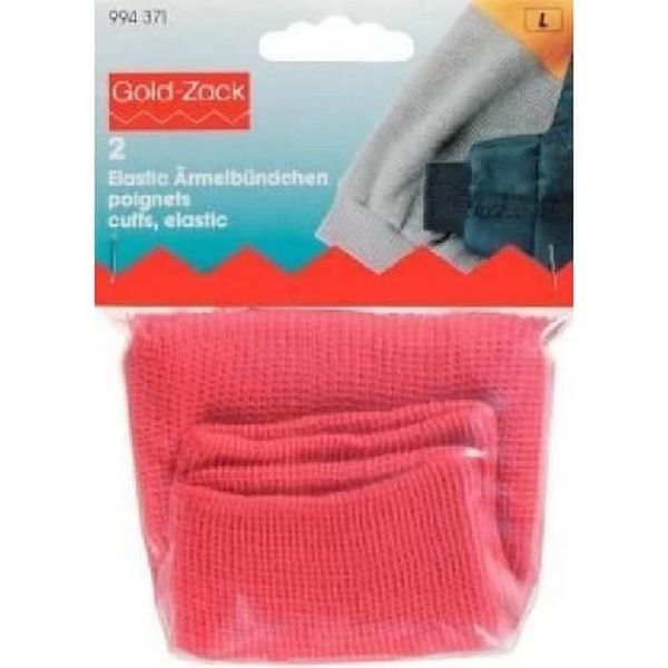 Prym Elastic Cuffs, Red, On Size