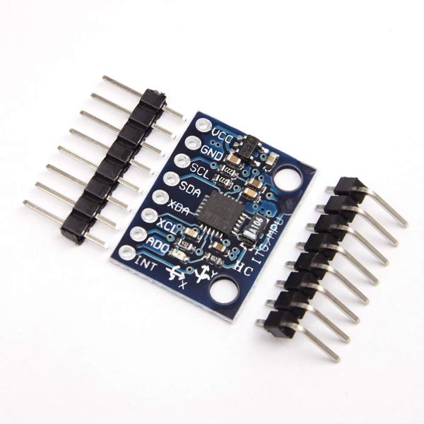 WitMotion GY521 MPU-6050 MPU6050 3-Axis Gyro + 3-Axis Acceleration Sensor Module 16-bit AD Converter Data Output for IIC I2C, Arduino and Raspberry Pi