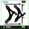 For 2005-2009 Chevy Uplander FWD 6Pcs Front Control Arms Inner Outer Tie Rods