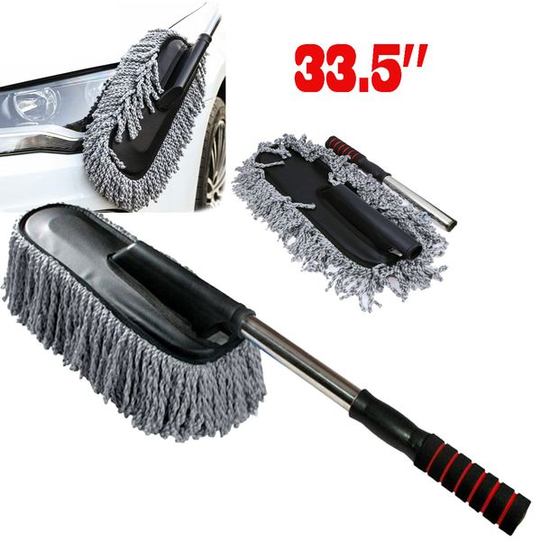 Ultimate Car Duster Kit With Cleaning Dashboard Brush Detailing Tool Extendable