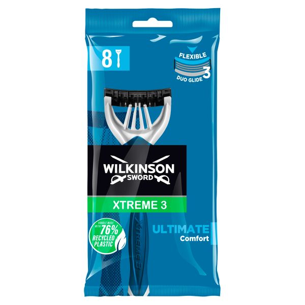 Wilkinson Sword Xtreme 3 Ultimate Comfort Disposable Razor for Men 8