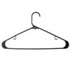 100 PCS Clothes Hangers Black Standard Clothes Hangers with Hooks Space Saving