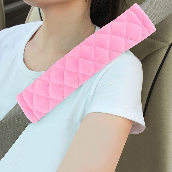 Soft Auto Seat Belt Cover Seatbelt Shoulder Pad Cushions 2 PCS for a More Comfor