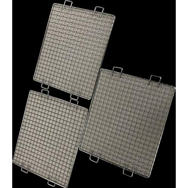 Onoe F-BN2527 Folding BBQ Stove Replacement Net, Set of 3