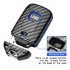 TANGSEN HDS4E Smart Key Case, Compatible with ABS+Rubber, Blue rubber + carbon fiber pattern ABS black