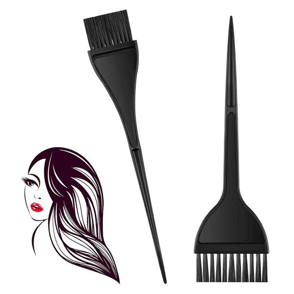 Hair Coloring Brushes, MCSQK 2 Pieces Hair Colour Brush, Hair Dye Brushes Hair Colouring Tools Set, Hair Dying Brush Hair Color Applicator Kit for Hair Hairdressing Tinting Bleach DIY Salon