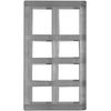 KyJyGy Spacer Block Bracket Extension, 8-Opening Grid Design, Clear (8)