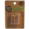 Onyx and Green Double Sharpener, Metal, Bamboo (2403)