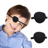 RICISUNG Eyepatch, Fashionable 2 Pack, Weaksight, Division, Eye Correction, Protective Eyepatch, Adjustable Weak Vision Lazy Eyepatch, Pirate Single Eye Mask for Adults and Kids