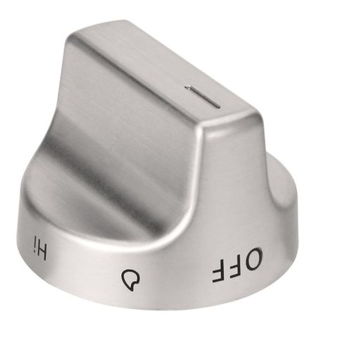 Fit for Whirlpool Gas Range Burner Control Knobs (1-Pack) - OEM Upgraded D-Shaped Stainless Steel Control Knobs W11159630/W11023139 - Fits Models 4813782, AP6284486, PS12347845 & More