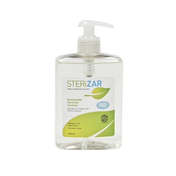 Sterizar Serenity Alcohol Free Hospital Grade Antibacterial Hand Gel Sanitiser (500ml)