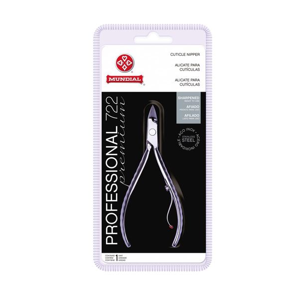 Mundial, Nail Pliers (Number 722-Pr) - 1 Unit
