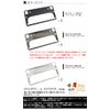 FJ3751set-silver License Frame Nanfure 2 Sets General Purpose Car Mini Vehicle 2P Silver Chrome Plating