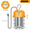 60W LED Temporary Work Light Industrial Construction Jobsite Work Lamp 8,700lm
