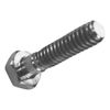 Serval Products 1/4-20 X 3/4 Hex Head Bolt Titanium Bolt Grade 2 (2 Pack)