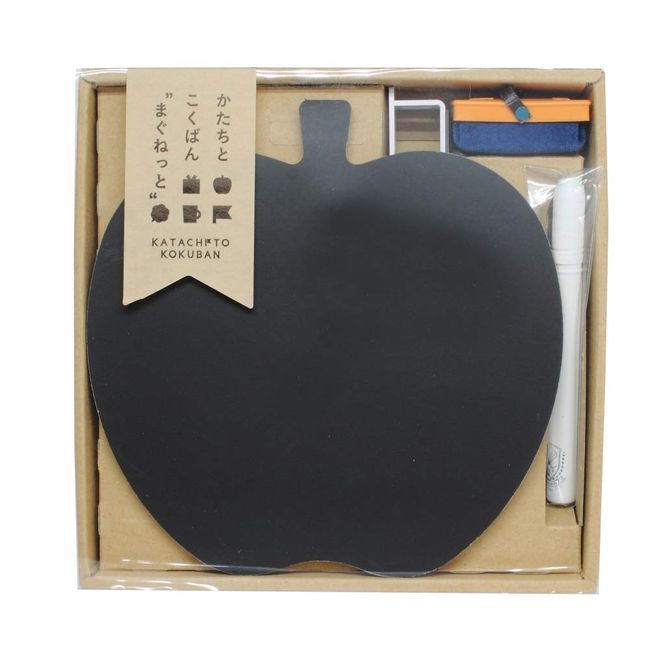 Nihon Rikagaku KTCT-S7 Chalkboard Shape and Kokuban Tunetto Set, Apple