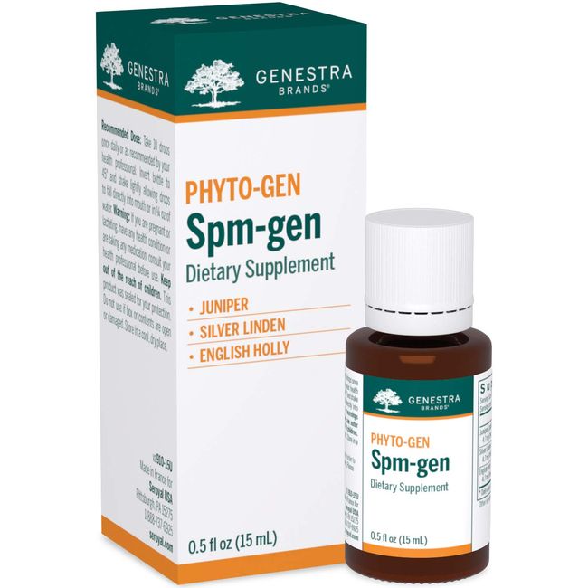 Genestra Brands SPM-gen | Juniper, Silver Linden, and English Holly Herbal Supplement | 0.5 fl. oz.