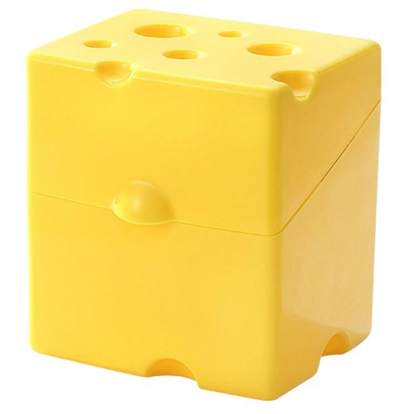 IMIKEYA Sliced Cheese Storage Container, Butter Block Cheese Slice Storage Box with Flip Lid Cheese Slice Holder Plastic Sliced Cheese Saver Keeper for Refrigerator Food