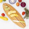 Totally Bamboo surfboard cutting board, 23x7.5 Inches