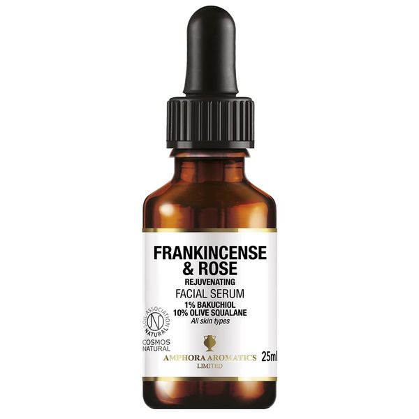 Amphora Aromatics Frankincense & Rose Bakuchiol Face Serum 25ml