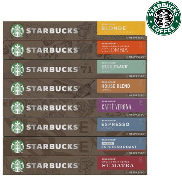 [STARBUCKS by NESPRESSO] Starbucks Coffee Capsule Nespresso 8 Types