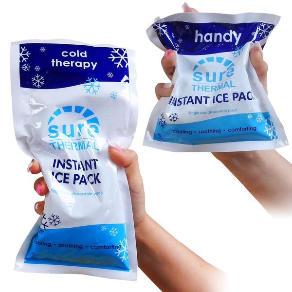 CMS Disposable Medical Sports Injury Instant Freeze Ice Cold Packs Small - Single Pack