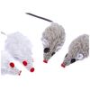 Kerbl Grey-White Mice, 5 cm, 4 Piece