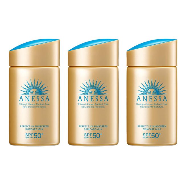 ANESSA Perfect UV Sunscreen Skincare Milk A SPF50+ PA++++ 60ml (3pc set)