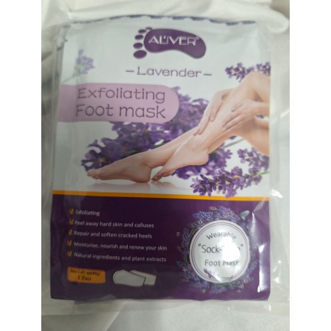 Foot Peel Mask - 5 Pack Foot Mask for Dry Dead Skin, Callus, Repair Rough Heels