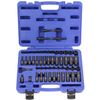 Stark USA 53PCS 1/4" DR Deep & Shallow Socket SAE/Metric Extension Bar Ratchet